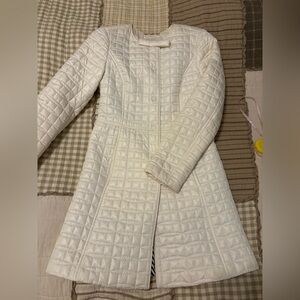 Kate Spade Quilted Coat Jacket | Patterned Kate Spade Bow Coat RARE